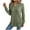 Green, variant on ShiShine Womens Sweater V Neck Long Sleeve Pullover Tops Fall Fashion Casual Clothes