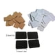 thumbnail image 4 of Yuarrent 100 piezas, tachuelas para los oídos, expositor de tarjetas, accesorio de cartón multicolor, recuerdos Kraft en blanco Retro, herramientas de Almacenamiento y organización del hogar Blanco Yuarrent HA062332-02B, 4 of 6
