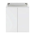 thumbnail image 2 of Modway Vitality 23" Plastic and Wood Wall-Mount Bathroom Vanity in White, 2 of 8