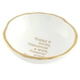 thumbnail image 2 of 4" White and Gold Jewelry Dish with Daughter Love Print, 2 of 4