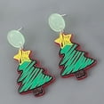 thumbnail image 3 of Pendientes navideños con forma de botón, bonitos y creativos, con dibujos animados, para Navidad. 114 × 217 pulgadas, 3 of 9