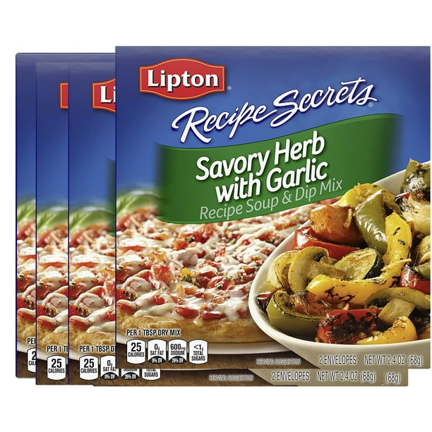 Lipton Recipe Secrets Soup and Dip Mix For a Delicious Meal Savory Herb