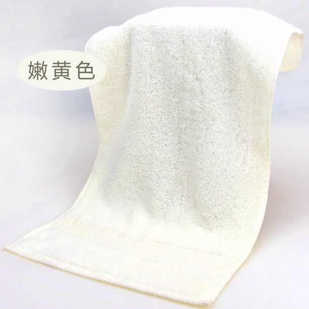 Zhuge 2 toallas de mano de algodón, suaves y absorbentes, para baño, de 33 x 73 cm, suaves y absorbentes, para hotel, color beige.