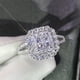 thumbnail image 2 of Gorgeous Anillos de boda Mujeres Joyería Anillos Blanco 6 10Beautiful Anillo de aleación con incrustaciones de diamantes de imitación Femenino Anillo Popular Exquisito Joyería de Moda, 2 of 7