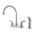 thumbnail image 2 of Pfister Two Handle High Arc Kitchen Faucet With Spray SS, 2 of 2