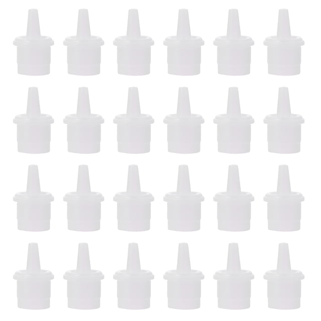 100pcs Eyelash Extension Glue Nozzle Eyelash Grafting Adhesive Glue Bottle Plug