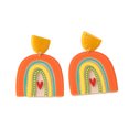 thumbnail image 1 of Minnieouse 1 par de pendientes acrílicos para mujer con forma de arcoíris de dibujos animados de moda que reemplazan a las niñas y las señoras que Ropa, zapatos y accesorios Miscelánea Naranja Minnieouse AP016261-02, 1 of 6