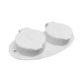 thumbnail image 3 of Flip Top Contact Lens Cases, Flat Bed, Deep Well, 12/pack, White, 3 of 3