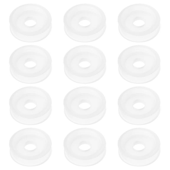 UPKOCH 12Pcs Electric Pressure Cooker Sealing Ring Transparent Silicone Float Valve Gaskets for Home Users