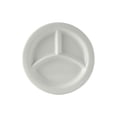 thumbnail image 2 of Tuxton China BPA-0903 3 9 in. Compartment Plate - Porcelain White - 1 Dozen, 2 of 3