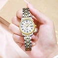 thumbnail image 4 of TAXAU Two Tone Womens Watches Elegant Date Watches For Women Small White Face Watches Women Gold Sliver Stainless Steel Strap Watches For Ladies Simple Water Resistant Women Wrist Watch Quartz Watch, 4 of 8