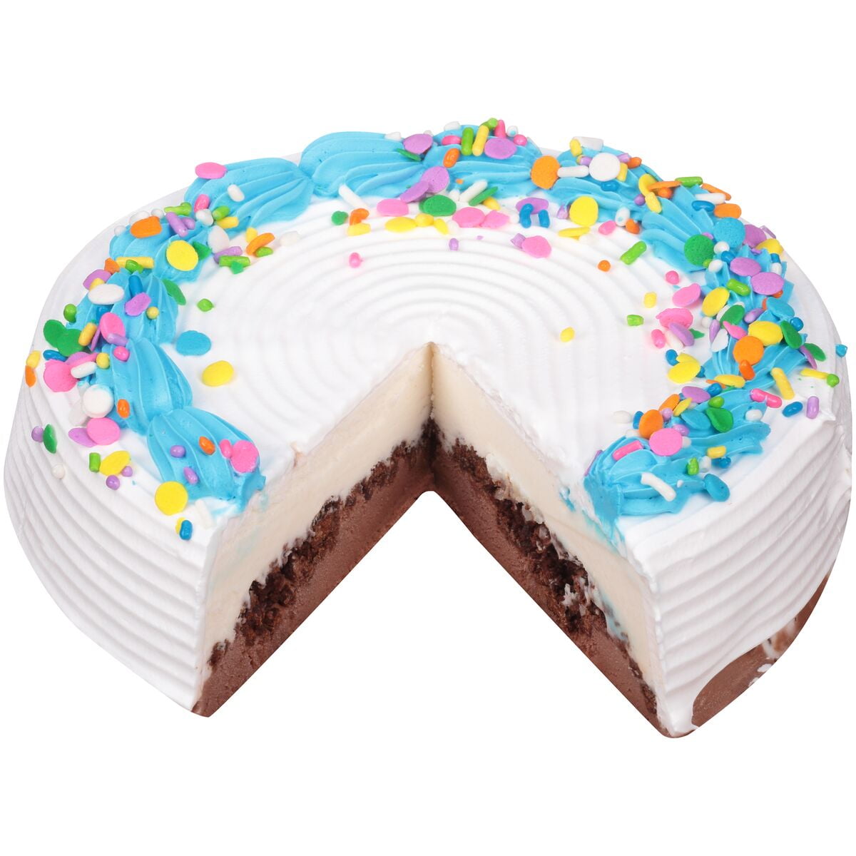 Carvel Mini Ice Cream Cake, Chocolate & Vanilla with Crunchies, 25 fl oz (Frozen Cakes)