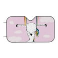 thumbnail image 7 of Daiia Aerial Yoga for Unicorn Windshield Sun Shade for Car SUV Truck (Small ), Car Sun Shade Windshield, Car Shades for Front Windows, Sunshade for Car Windshield, 7 of 7