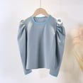 thumbnail image 5 of URMAGIC Autumn Baby Girls Clothes Sweatshirt Tops Toddler Pullover Casual Tops 1-7 Years, 5 of 11