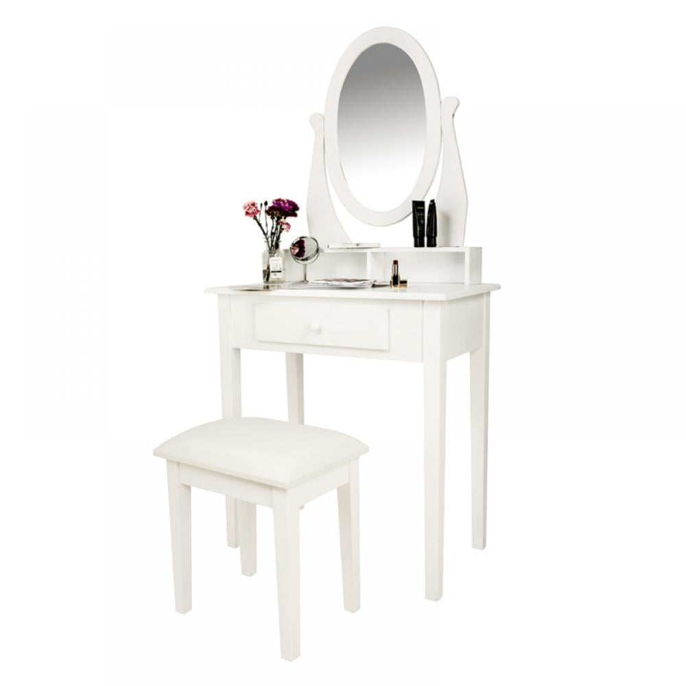 Details about   Small Vanity Bathroom Stool Chair Bedroom Bench Bath Makeup Padded Dress Seat 