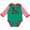 Green and Red, variant on Inktastic My First Football Season Boys or Girls Long Sleeve Baby Bodysuit