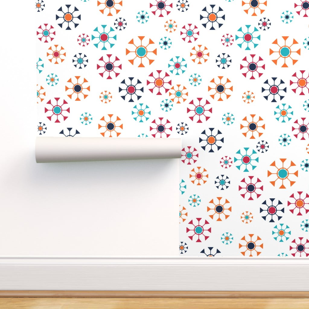 Peel-and-Stick Removable Wallpaper Mod Martini Mcm Retro - Walmart.com