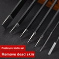 thumbnail image 4 of Pedicure knife three knives Jiagou gray pedicure shop with tools to remove dead skin knife calluses single thousand foot knife, 4 of 6