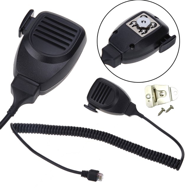 Micrófono de mano de 8 pines para radios móviles Kenwood KMC-30 TK-860 TK-7108HM Universal Accesorios Electrónicos