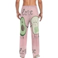 thumbnail image 2 of Avocado Toast Friend Love Pink Mens Pajama Pants Sleepwear Lounge Men's Pajama Bottoms Gift for Family, 2 of 7
