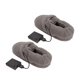 thumbnail image 1 of Zapatos eléctricos calefactables con carga USB, 3 velocidades, de felpa, para el hogar, invierno, coche, tallas 36-46, 1 of 14