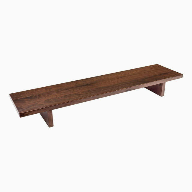 Desky Monitor Stand - Walnut Hardwood