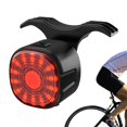 thumbnail image 1 of Tail Light LED, Sensing Bright Rear Light, 6 Modes Options Large Reflector Easy Release Tail Light for Various Daytime Riding, 1 of 5