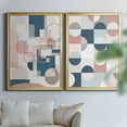 thumbnail image 4 of 2 Piece Set Modern Geo Premium Framed Canvas - Ready to Hang - 26.5 x 36.5 Each - Silver Frame, 4 of 8