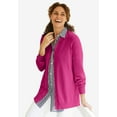 thumbnail image 6 of Woman Within Plus Size Perfect Long-Sleeve Cardigan Sweater, 6 of 6