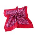 thumbnail image 2 of Premium Silk Feel Animal Print Square Satin Scarf, 2 of 2