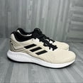 thumbnail image 2 of Ad-id-as Aerobounce 2 Mens Size 9 Tan Beige Black Running Shoes BB96344, 2 of 6
