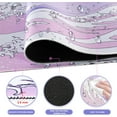 thumbnail image 5 of Japanese Sea Wave Large Mouse Pad, Anime Gaming Mouse Pad with Stitched Edges, Non-Slip Rubber Base, Kanagawa 35.4x15.7 Inch XXL Mouse Pad Keyboard Mat Desk Mat Gaming Mousepad, Purple, 5 of 6