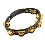 Latin Percussion LP174 Cyclops Tambourine,Dimpled Brass
