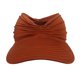 thumbnail image 4 of Sombreros de moda para mujer, visera solar, sombrero sólido ancho de verano, viseras de protección, gorra de playa con cola de caballo, sombrero para mujer, 4 of 4