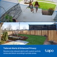 thumbnail image 6 of TP-Link Tapo TCW61 Indoor/Outdoor HD Security Camera with Color Night Vision, Free Smart AI Detection, No Subscription Needed, 2-Way Audio, Local Storage, Alexa & Google Home Compatible, 6 of 18