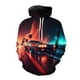 thumbnail image 4 of Sudadera con capucha con estampado 3D de coche deportivo para hombre, sudaderas con capucha informales holgadas de gran tamaño, ropa de calle para hombre, 4 of 5
