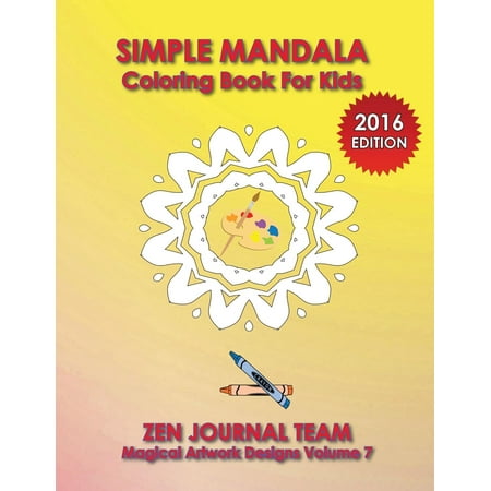 Simple Mandala Coloring Book for Kids (Paperback)