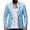 Light blue, variant on Mens Blazer Jacket Mens Casual Suit Blouse Lapel Button Slim Fit Stylish Shirt Party Formal Solid Color Coat Mens Coat Light blue XL