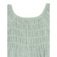 thumbnail image 2 of Modern Moments by Gerber Baby Girl Smocked Bubble Romper, Sizes 0/3 Months - 24 Months, 2 of 7