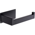 thumbnail image 1 of Portarrollos de papel higiénico autoadhesivo, portarrollos de papel higiénico sin taladro, portarrollos de baño de acero inoxidable negro mate, 1 of 1