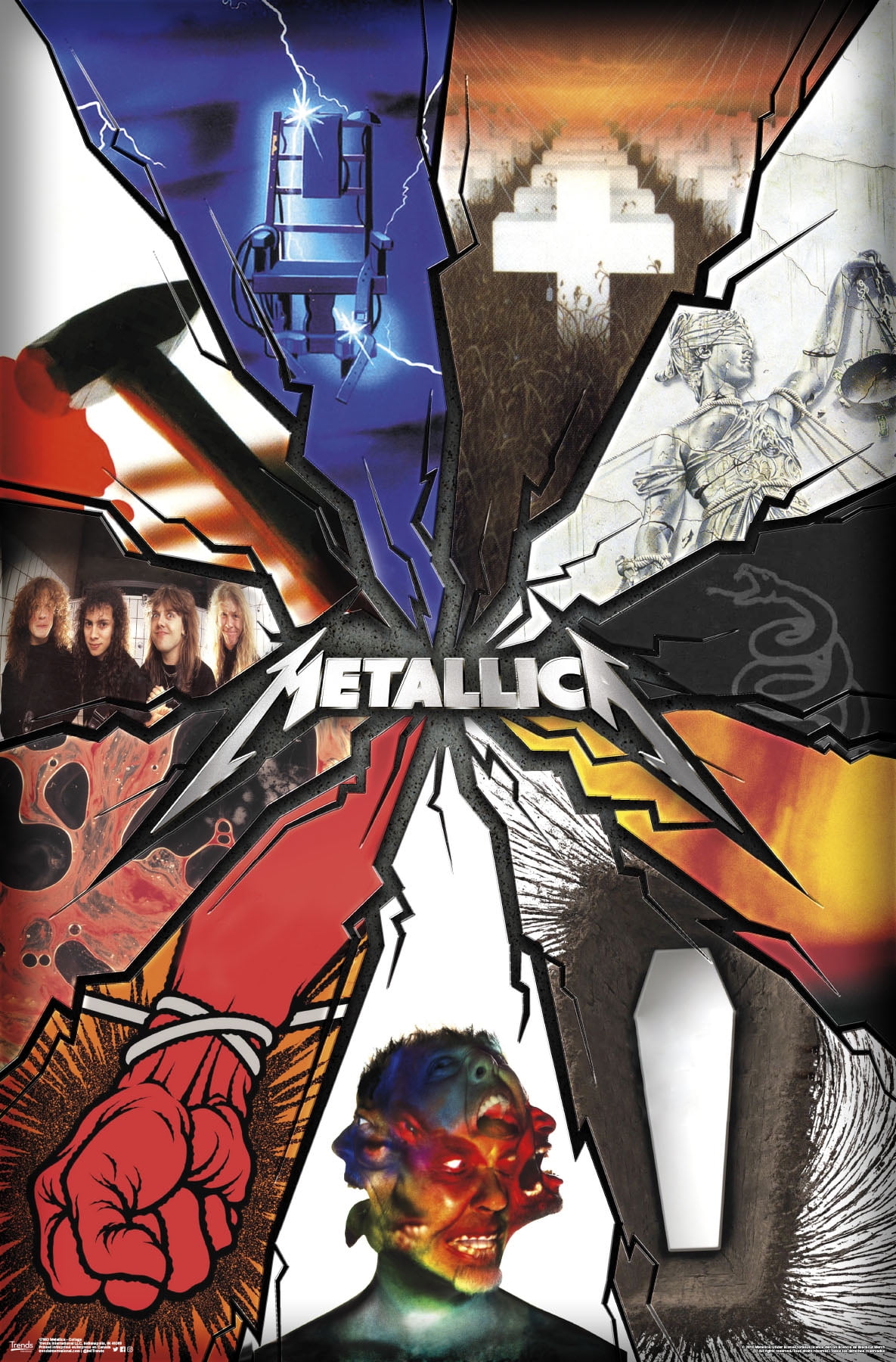 Metallica Collage Poster Clip Bundle Walmart com Metallica Collage Poster Clip Bundle Walmart com