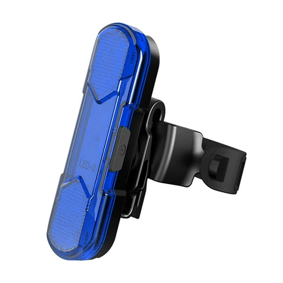 Luz trasera para bicicleta, recargable por USB, luz brillante para bicicleta, luces traseras para bicicleta, bicicleta Vendaje azul Zulema Luces traseras de bicicleta