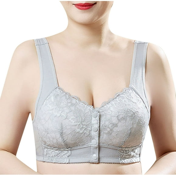 Seamless Backless Bra for Women, Soft Nylon Mesh with Polyurethane Splicing, Hollow-Out Design, Front Closure, Everyday Wear, All-Season Comfort