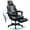 Grey, variant on Walsunny Ergonomic Gaming Chair with Adjustable Footrest and Massage Leather Game Chair large gaming chair with Headrest and Lumbar Support for Adults, Red