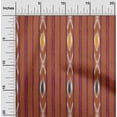 thumbnail image 1 of oneOone Viscose Chiffon Fabric Stripe Ikat Printed Craft Fabric BTY 42 Inch Wide, 1 of 4