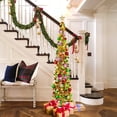 thumbnail image 3 of Fall Tree Home Decor Pop Up Tree with Lights & Timer & Modes Collapsible Tinsel Pencil Tree for Autumn Harvest Porch Thanksgiving Party Decorations Maple Leaves, 3 of 6