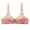 Pink, variant on Lolmot Cotton Push up Bra Womens Full Coverage Flower Print Non Padded Wireless Bra Comfortable Soft Everyday Plus Size Bra Tops on Clearance