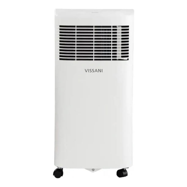 Aire Acondicionado Portátil Vissani Deshumidificador y Ventilador Apagado Automático Control Remoto 115 V 5000 BTU