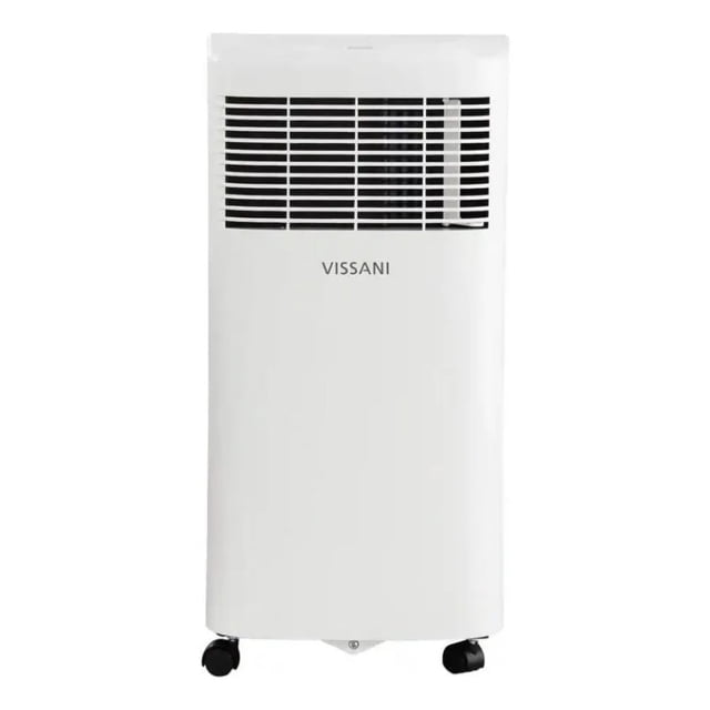 Aire Acondicionado Portátil Vissani Deshumidificador y Ventilador Apagado Automático Control Remoto 115 V 5000 BTU