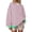 Pink, variant on Gkeoshab Fall Sweaters for Women Round Neck Long Sleeve Shirts for Women Casual Fall Tops Lightweight Tunic Sweaters Fashion Clothes Loose Fit 2026 Blue L